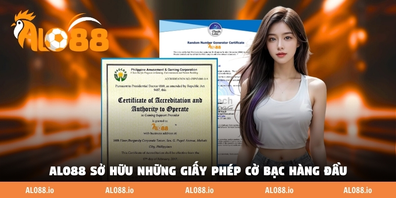 ALO88 sở hữu những giấy phép cờ bạc hàng đầu ALO88 sở hữu những giấy phép cờ bạc hàng đầu