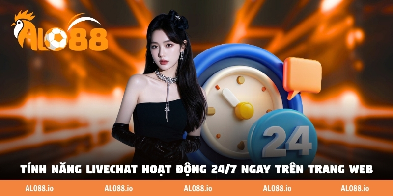 Tính năng livechat hoạt động 24/7 ngay trên trang web Tính năng livechat hoạt động 24/7 ngay trên trang web
