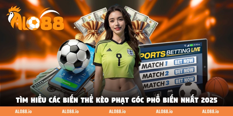 Tìm hiểu các biến thể kèo phạt góc phổ biến nhất 2025